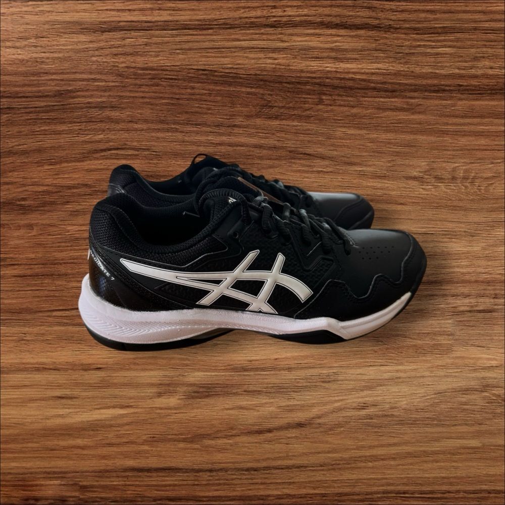 ASICS Women’s Gel Dedicate 7 -  Black and White Athletic Shoes